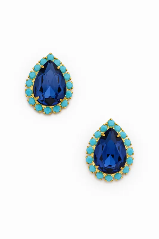 Pear Stud Earrings made by Amanda Uprichard