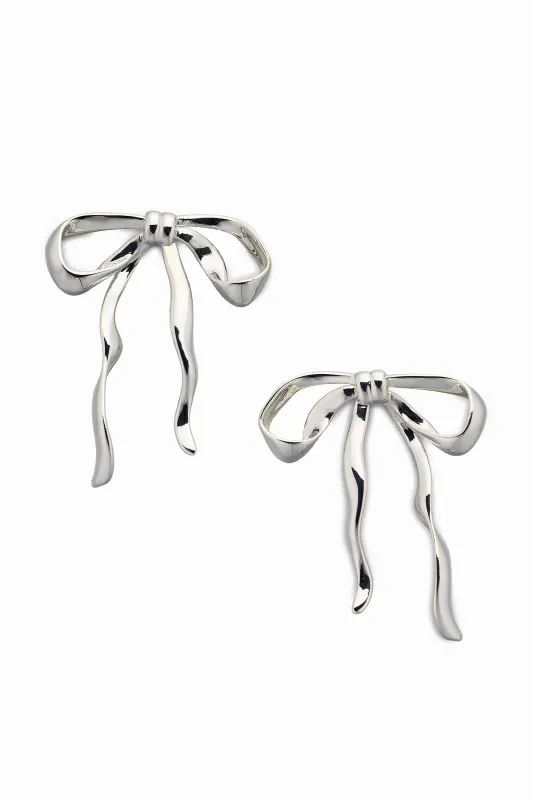 Bow Organica Earrings made by ettika