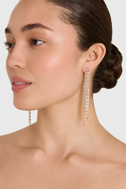 Fan Out Dangle Earrings made by ettika