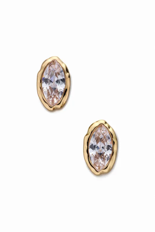 Crystal Luxe Earrings made by ettika