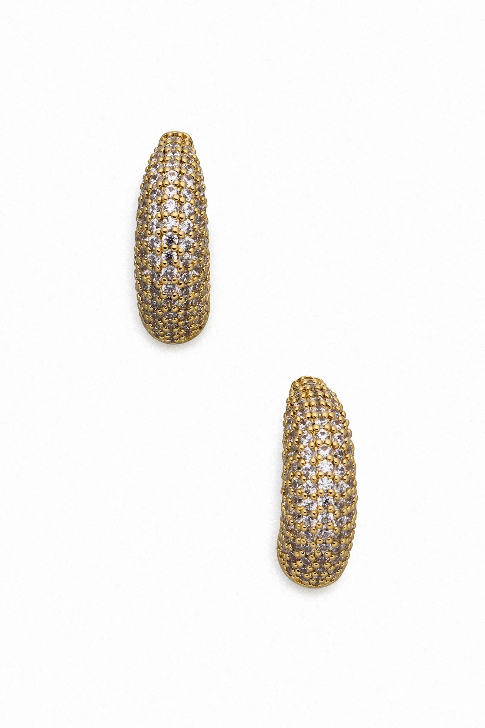 Alma Dome Hoop Earrings sold by Amanda Uprichard product image thumbnail 2