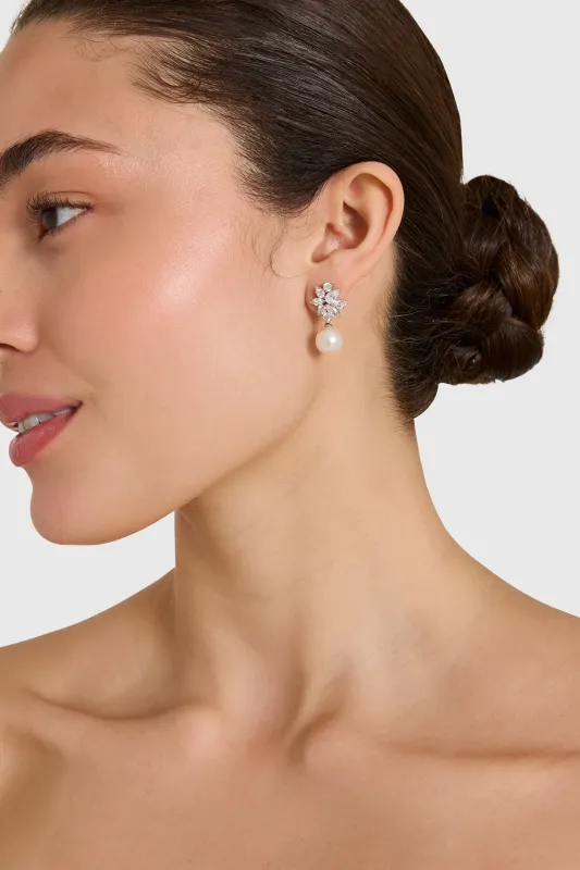 Chiara Pearl Drop Earrings made by Nadri