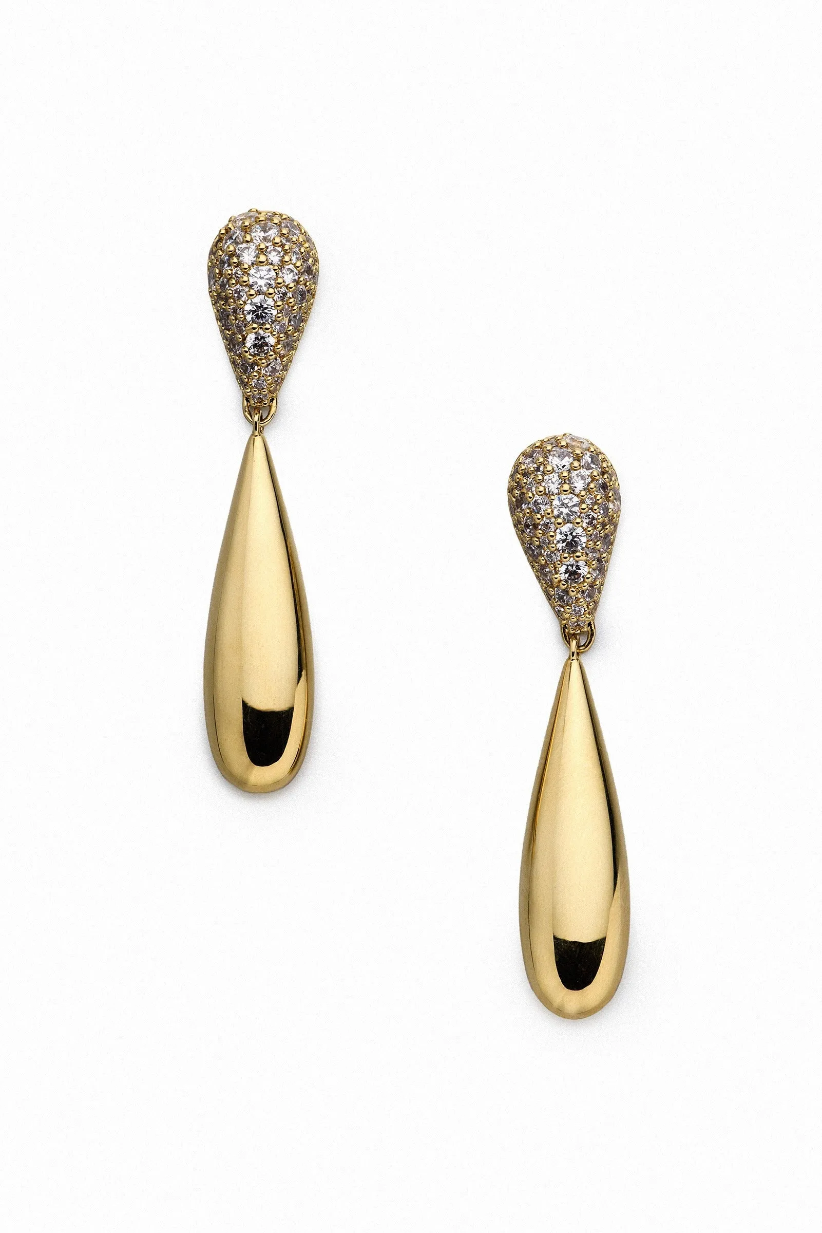 Pisa Pave Drop Earrings sold by Amanda Uprichard