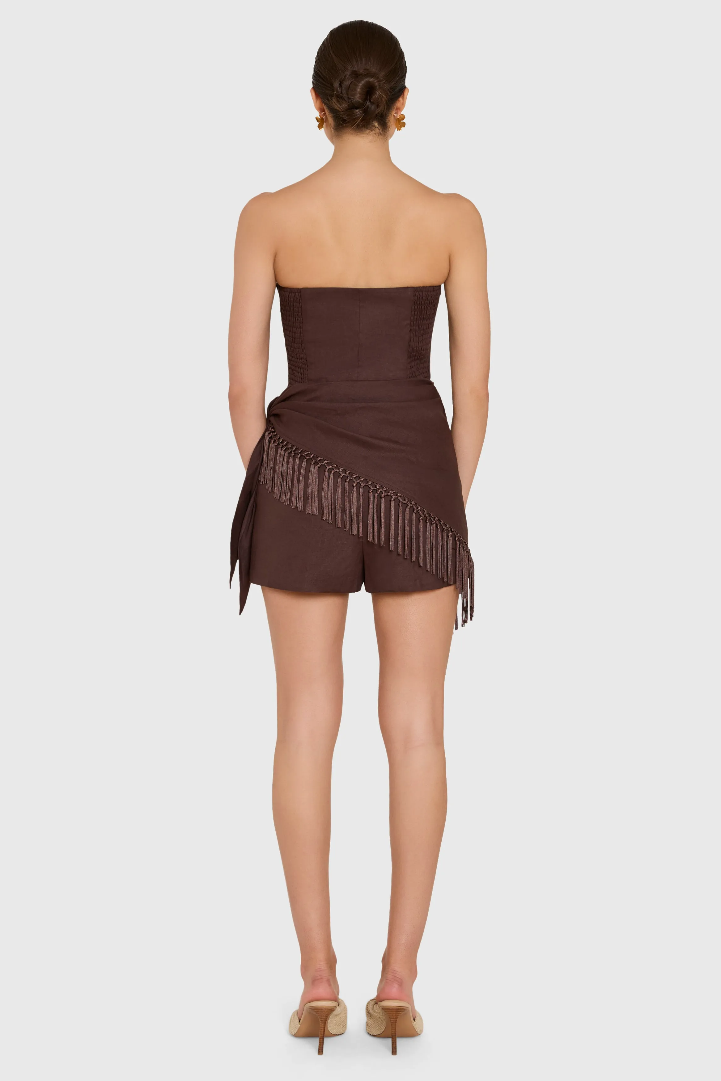 Revan Romper with Fringe sold by Amanda Uprichard product image thumbnail 3