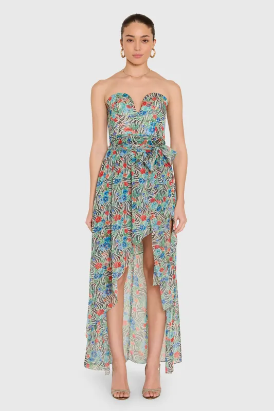 Aurelia Maxi Dress in Sahara made by Amanda Uprichard