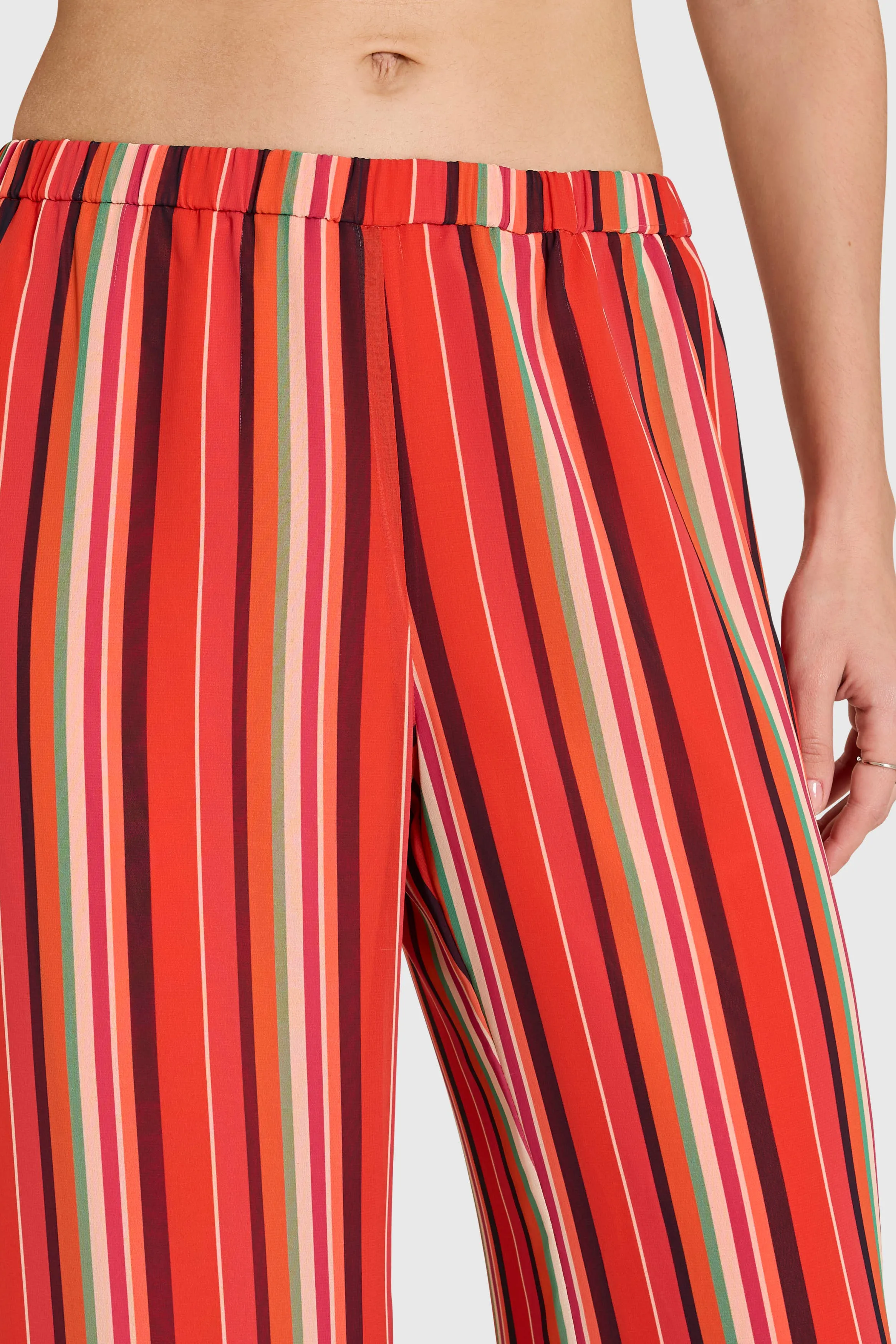 Mariko Pants in Soleil Stripes sold by Amanda Uprichard product image thumbnail 4