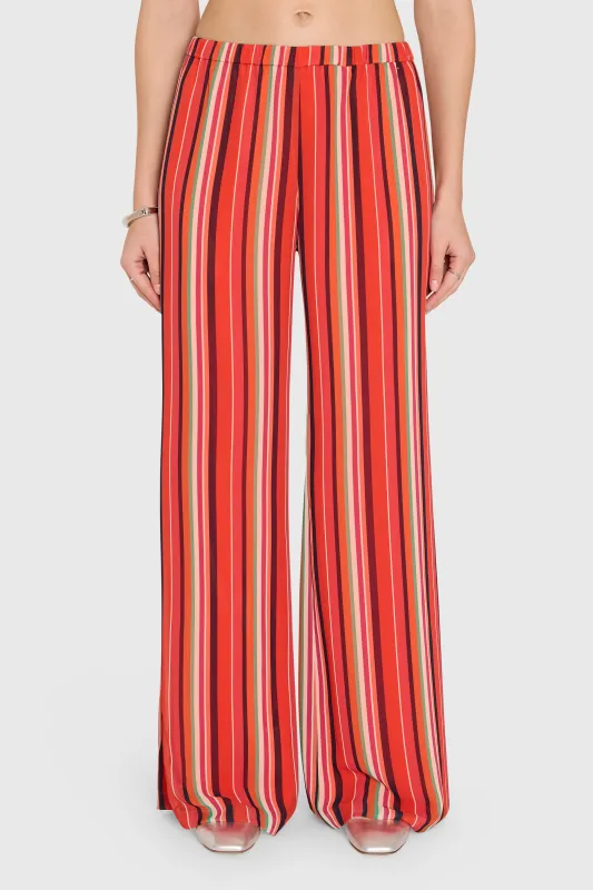 Mariko Pants in Soleil Stripes made by Amanda Uprichard
