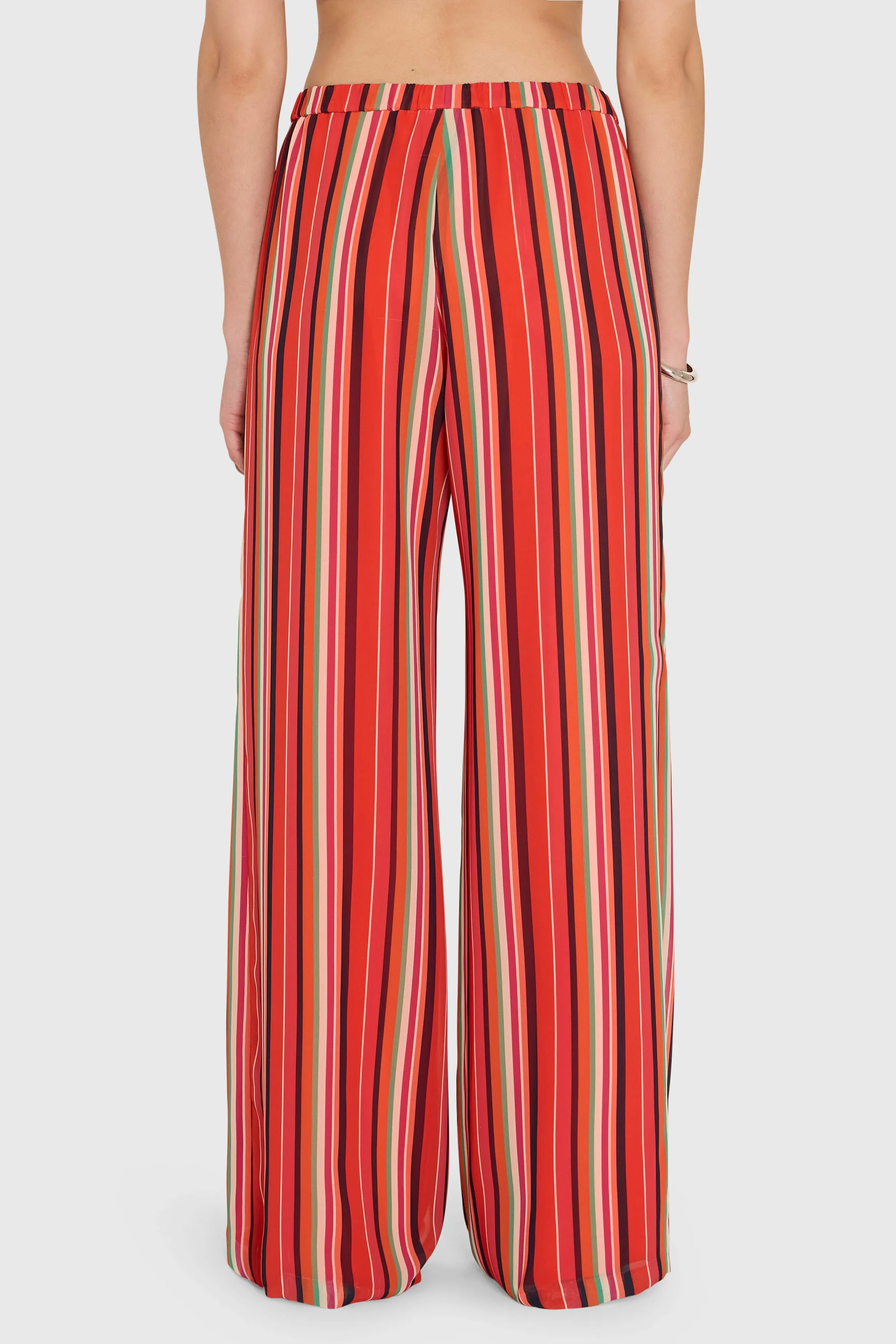 Mariko Pants in Soleil Stripes sold by Amanda Uprichard product image thumbnail 3