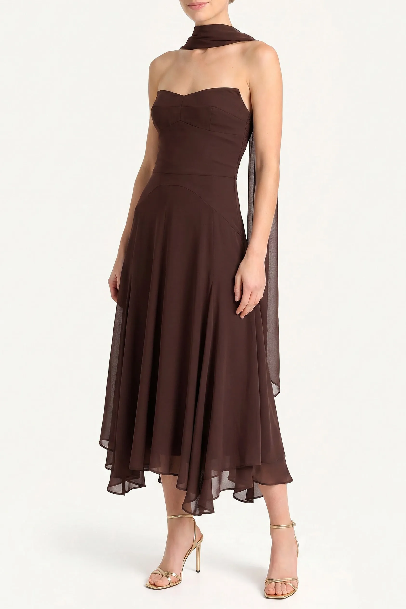 Monterey Dress With Scarf sold by Amanda Uprichard product image thumbnail 2