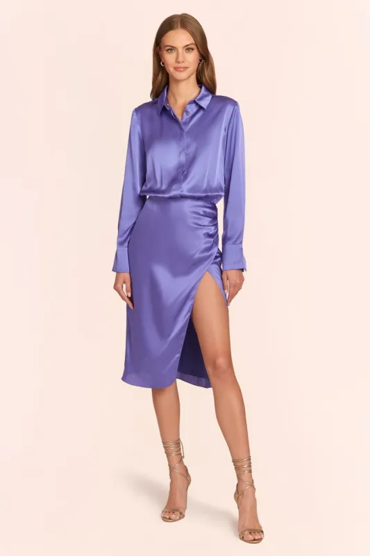 Sheltan Silk Midi Dress sold by Amanda Uprichard