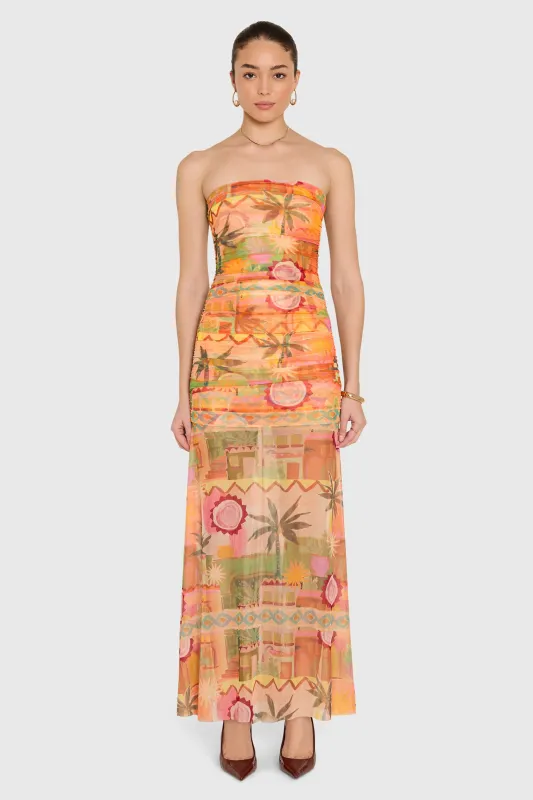 Leo Maxi Dress in Palm Springs made by Amanda Uprichard