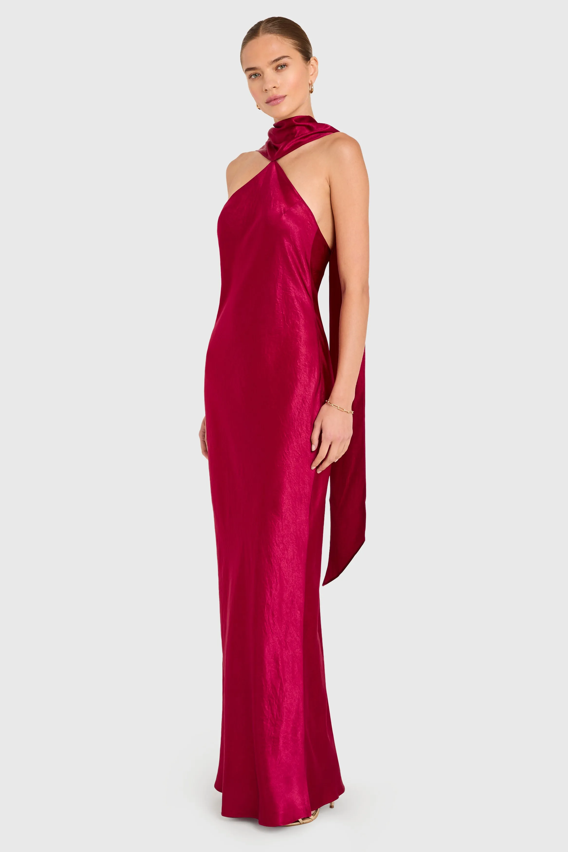 Ashton Maxi in Satin sold by Amanda Uprichard product image thumbnail 2