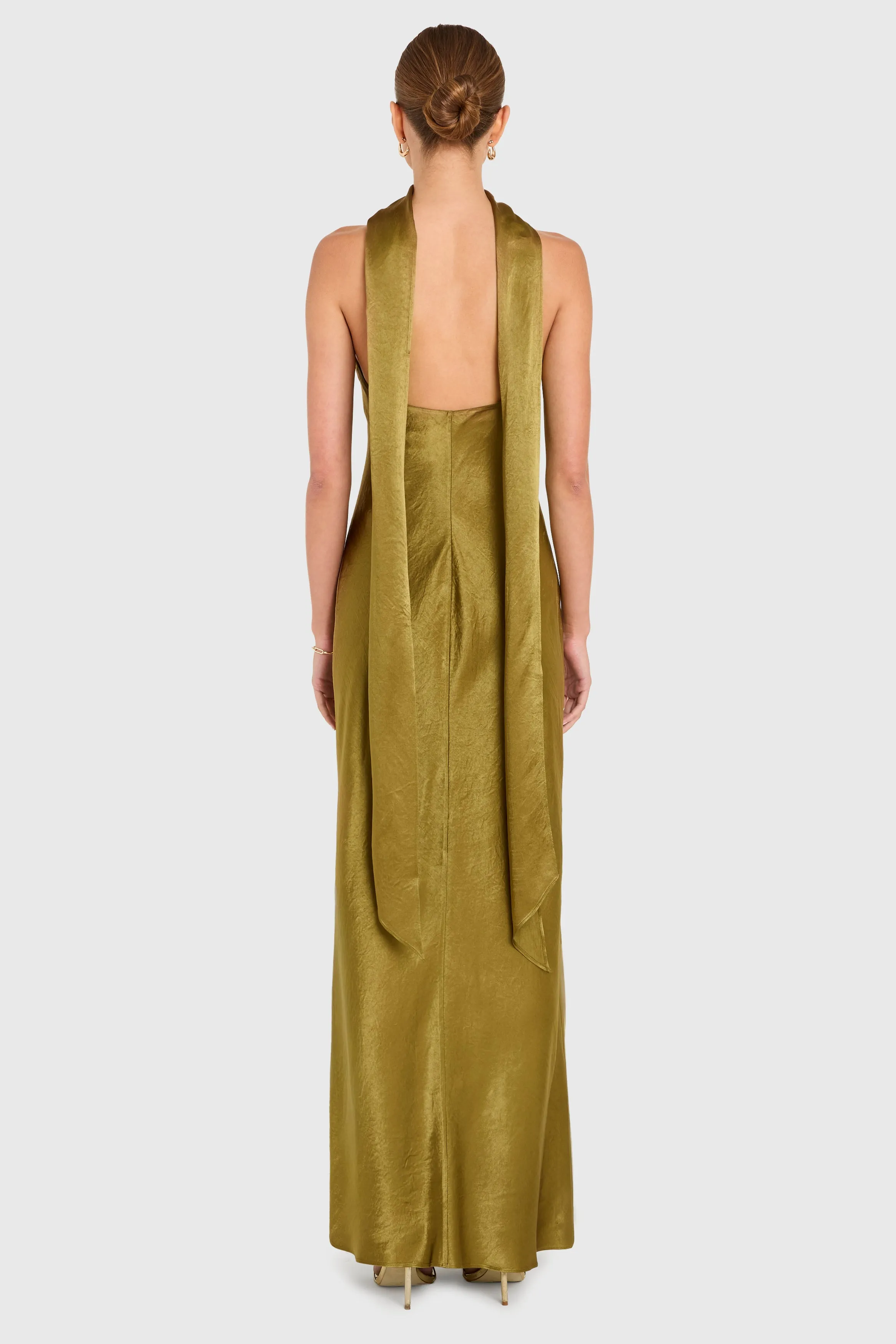 Ashton Maxi in Satin sold by Amanda Uprichard product image thumbnail 3