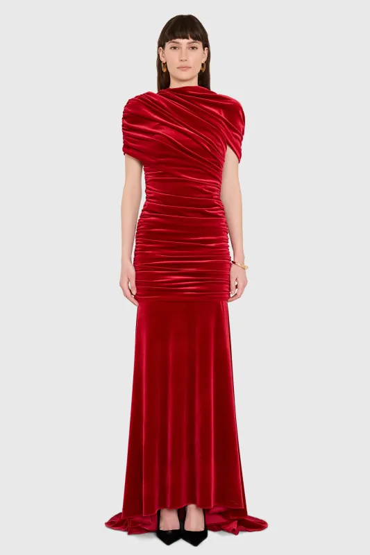 Evianna Gown in Velvet made by Amanda Uprichard