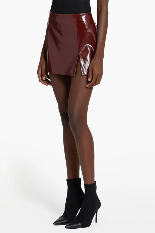 Dale Skort in Patent Leather sold by Amanda Uprichard