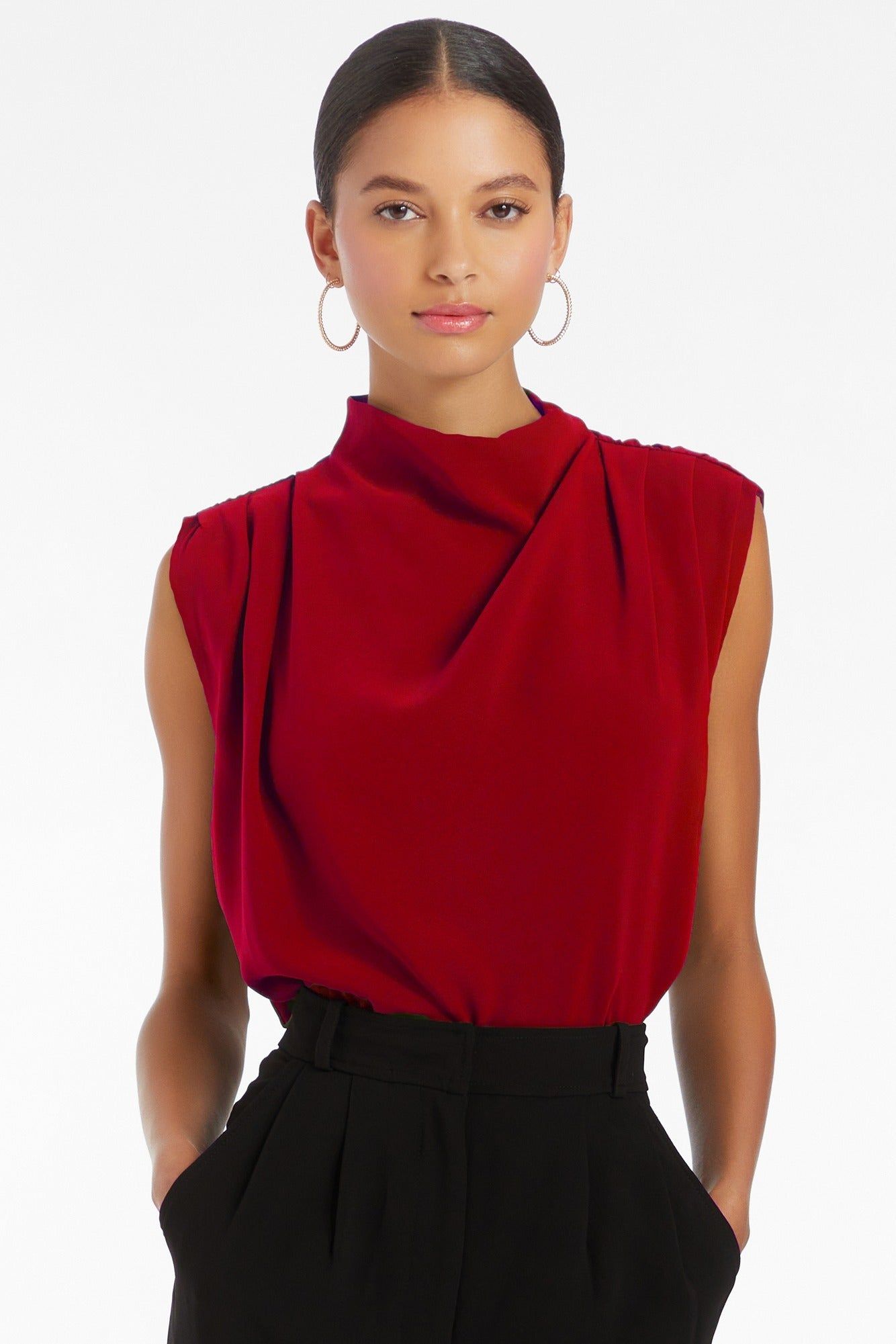 Sleeveless Fabienne Top sold by Amanda Uprichard