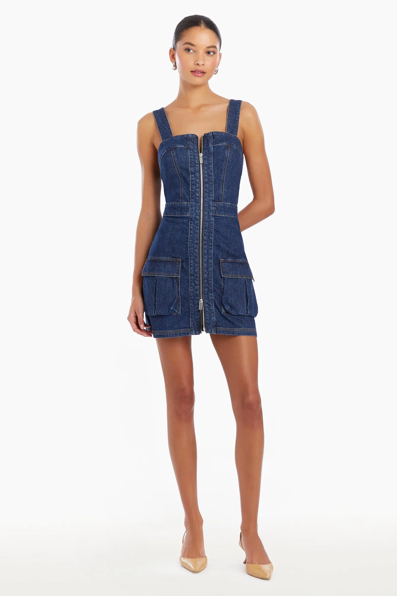 Gage Dress in Denim sold by Amanda Uprichard