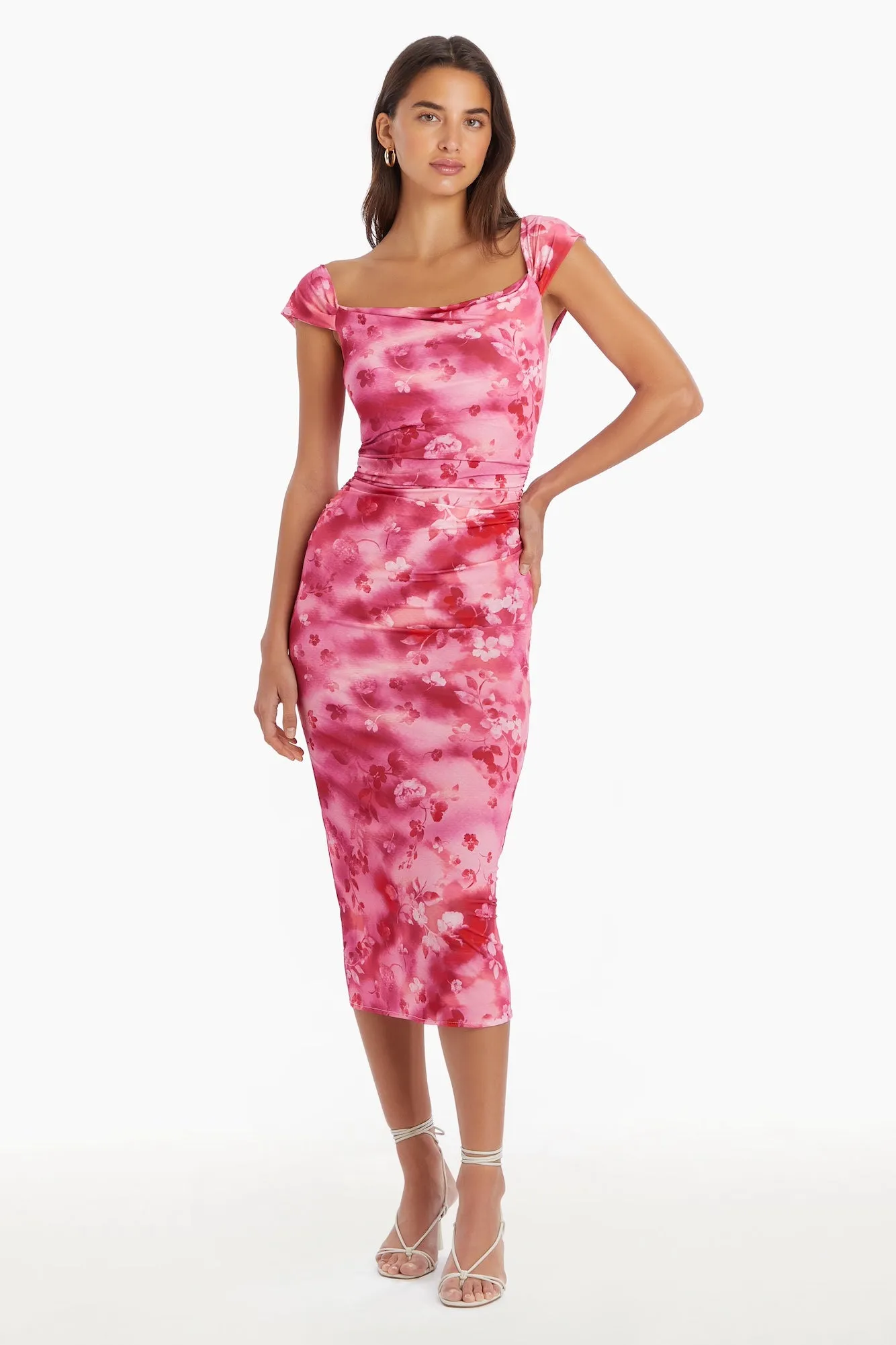 Rebecca Dress in Roya sold by Amanda Uprichard