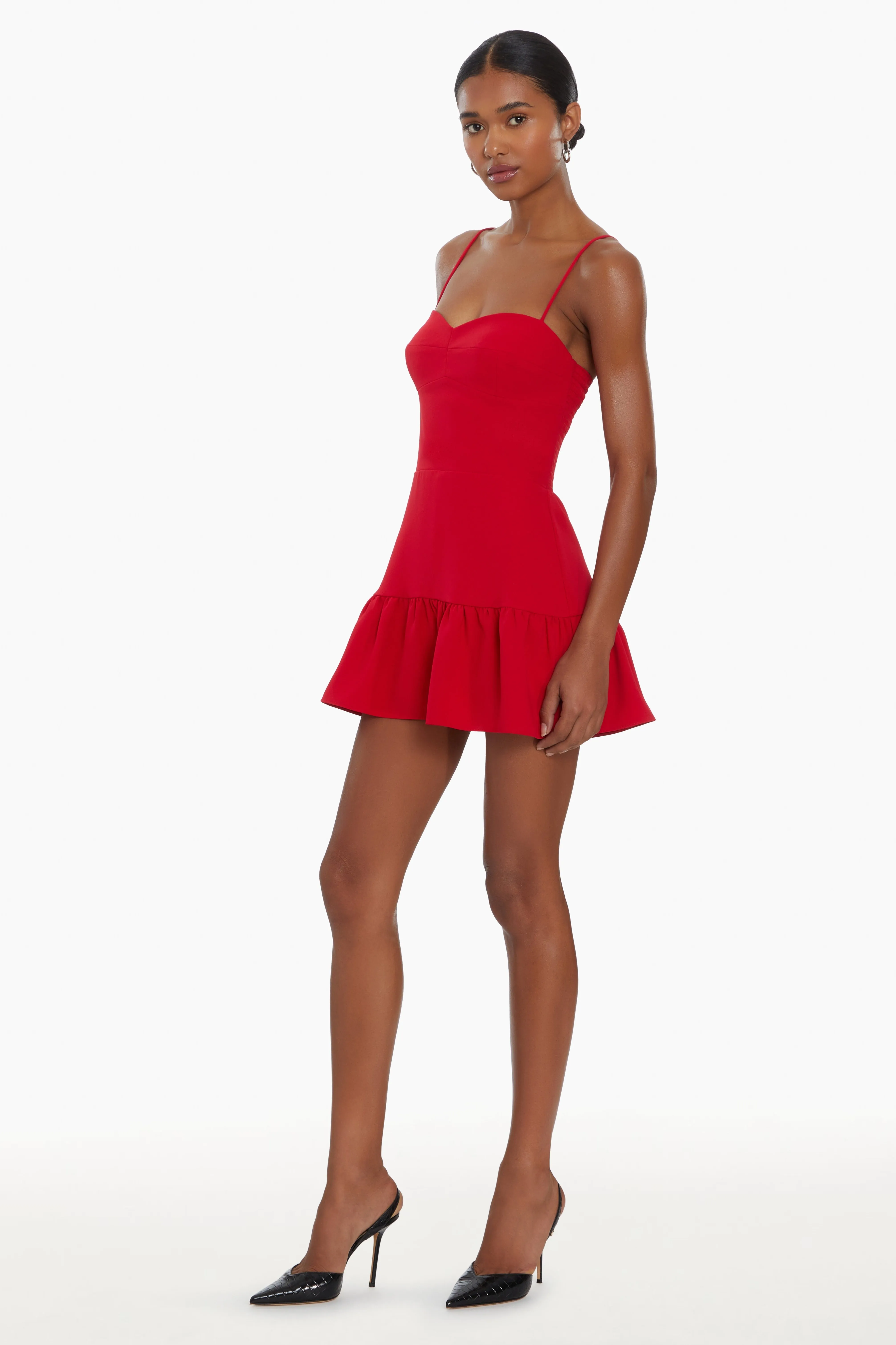 Champagne Skort Romper sold by Amanda Uprichard product image thumbnail 2