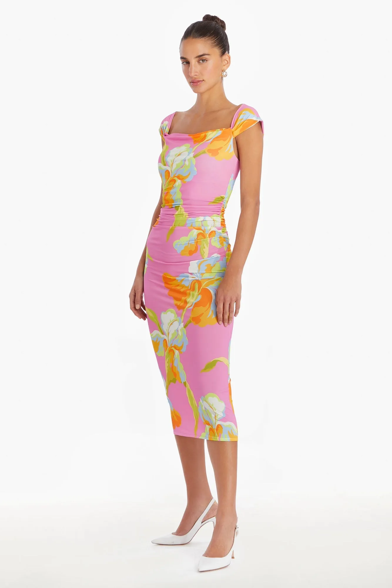 Rebecca Dress in Calypso sold by Amanda Uprichard product image thumbnail 4