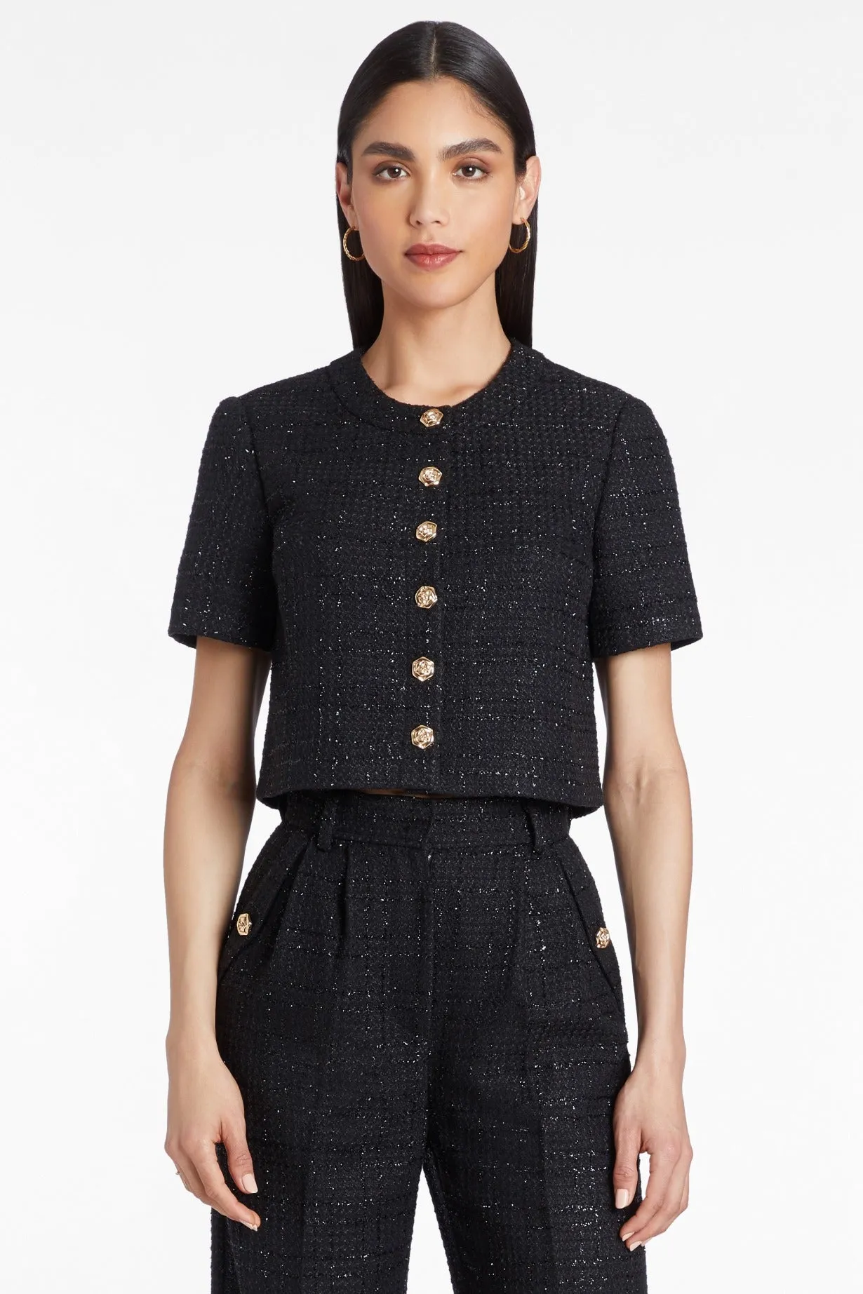 Braswell Top in Watkins Tweed sold by Amanda Uprichard