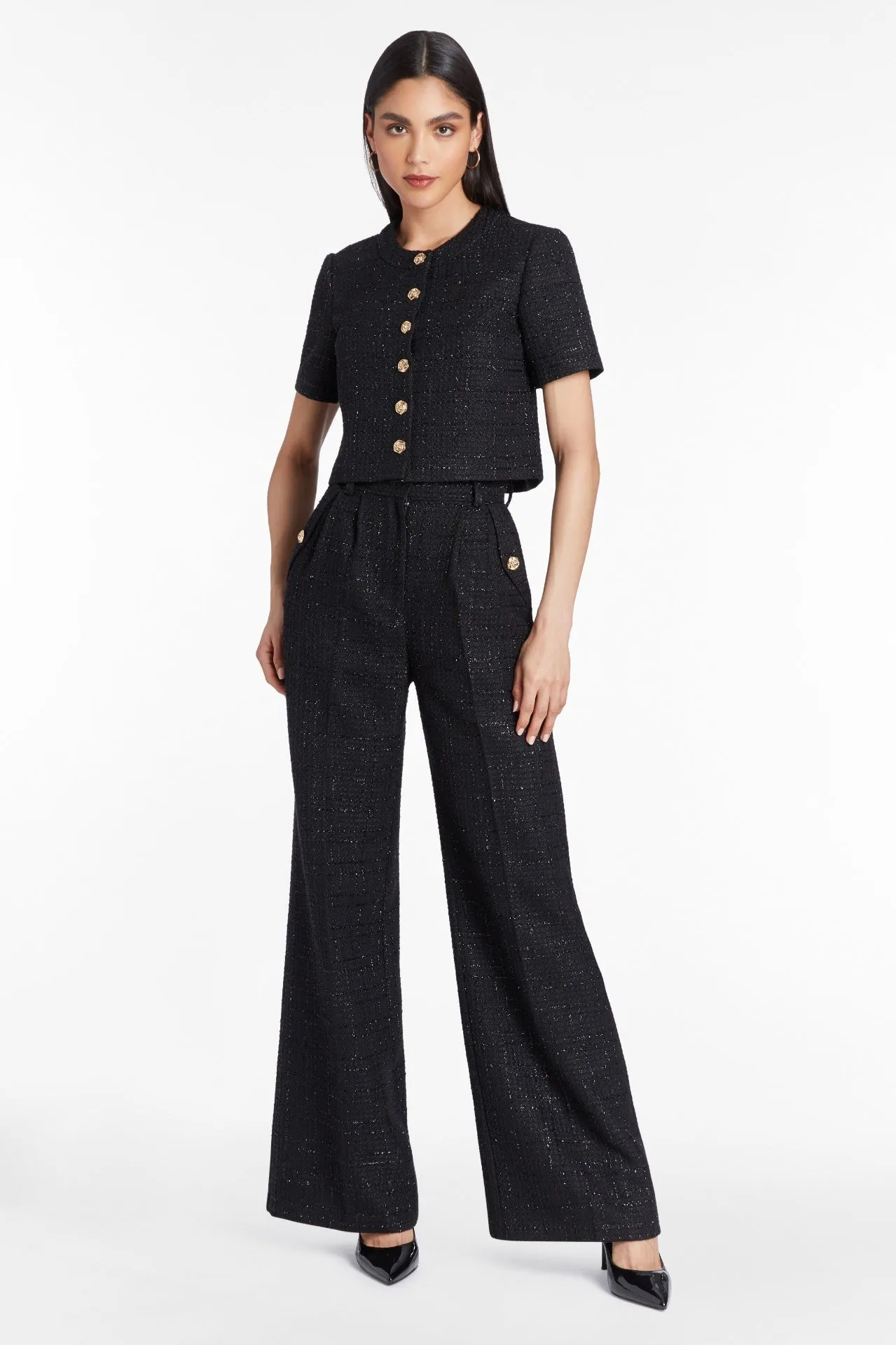 Braswell Top in Watkins Tweed sold by Amanda Uprichard product image thumbnail 4