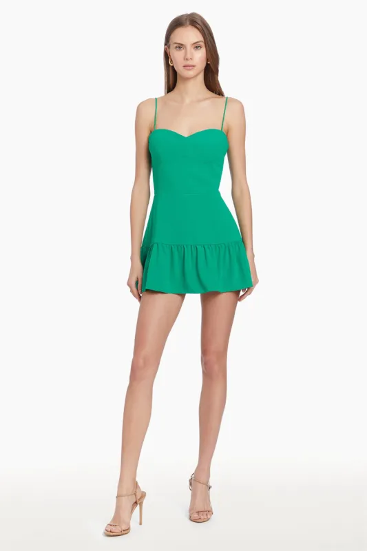 Champagne Skort Romper sold by Amanda Uprichard