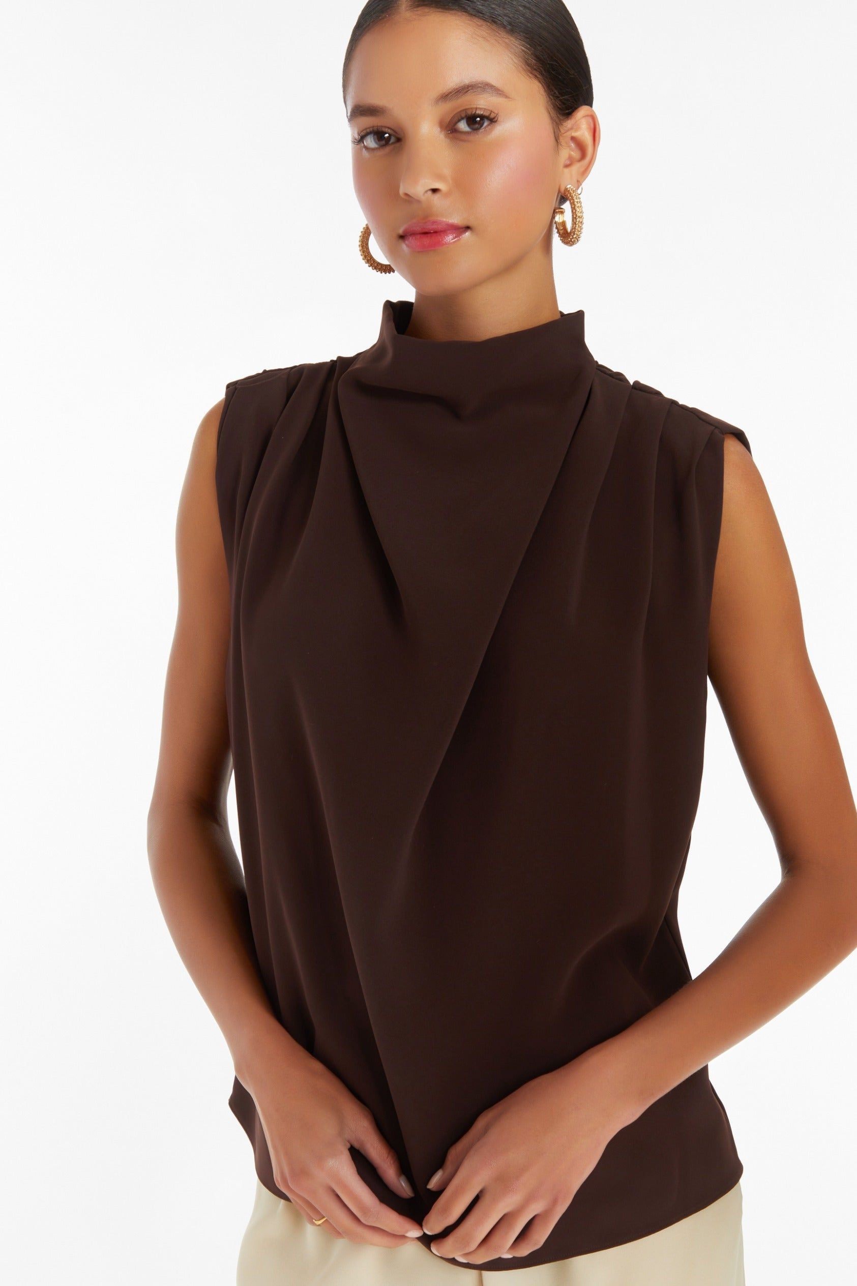 Sleeveless Fabienne Top sold by Amanda Uprichard