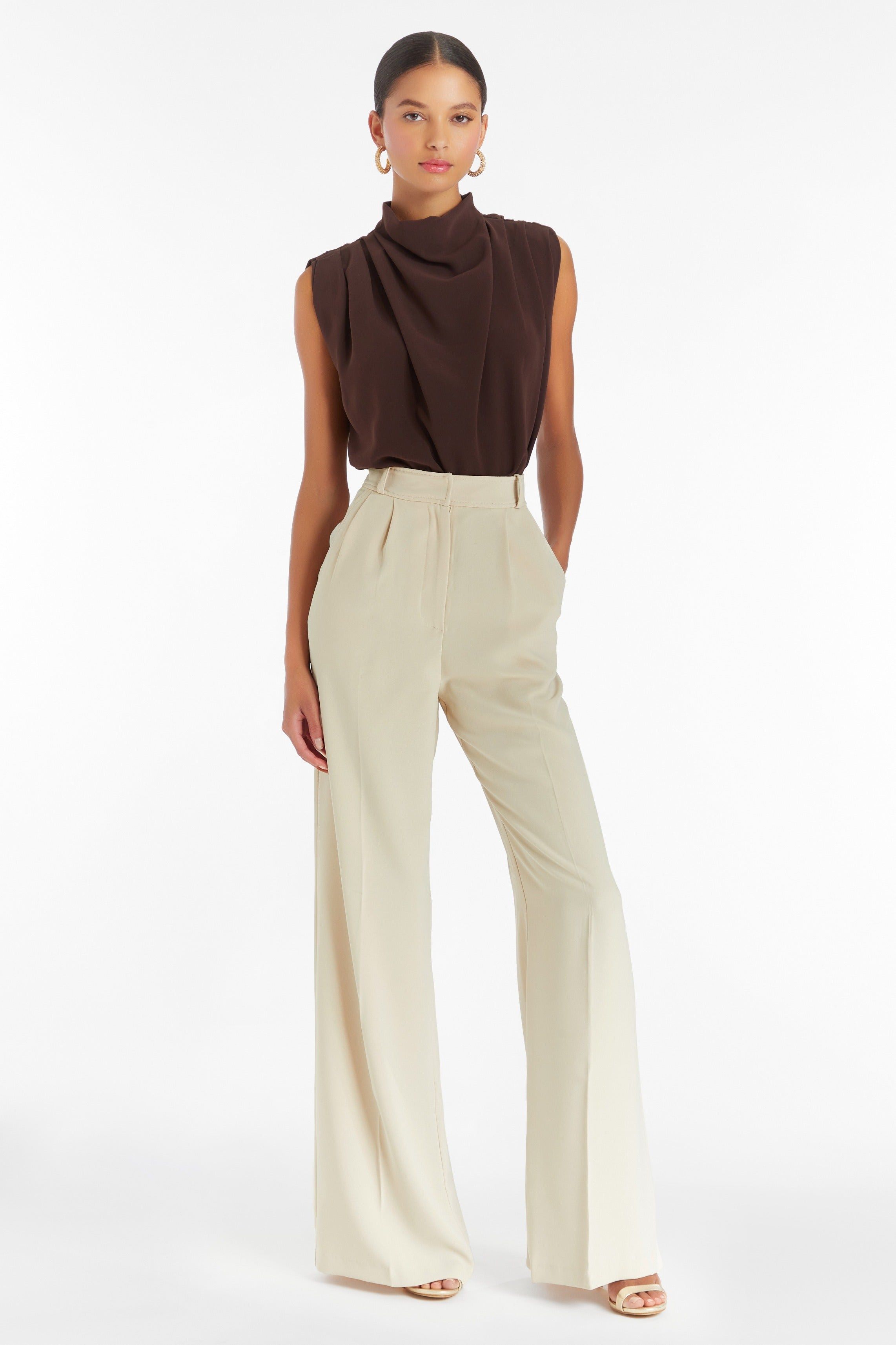 Sleeveless Fabienne Top sold by Amanda Uprichard product image thumbnail 5