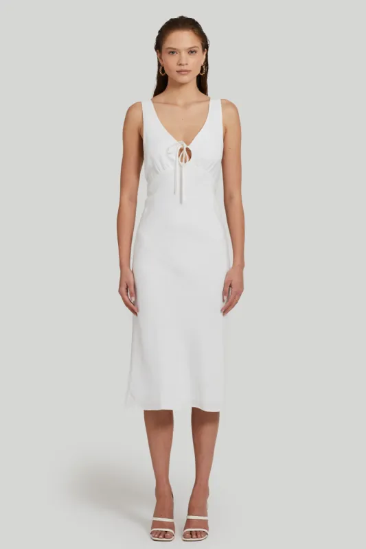 Clarisse Dress in Linen sold by Amanda Uprichard