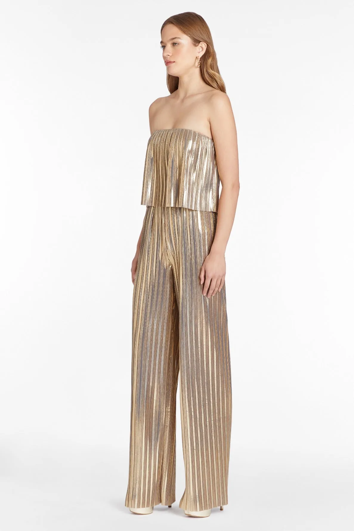 Collina Jumpsuit in Pleats sold by Amanda Uprichard product image thumbnail 4