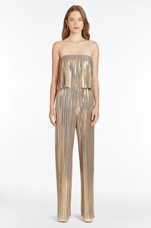 Collina Jumpsuit in Pleats sold by Amanda Uprichard