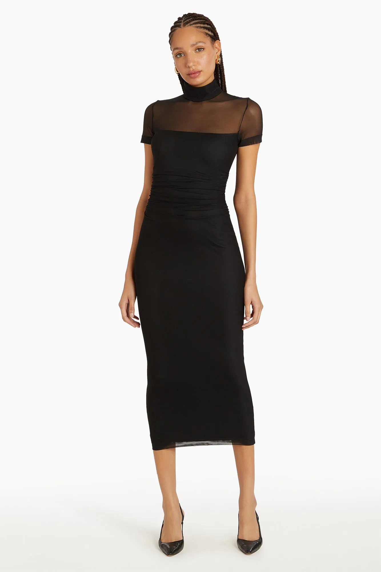 Dominique Dress in Mesh sold by Amanda Uprichard product image thumbnail 5