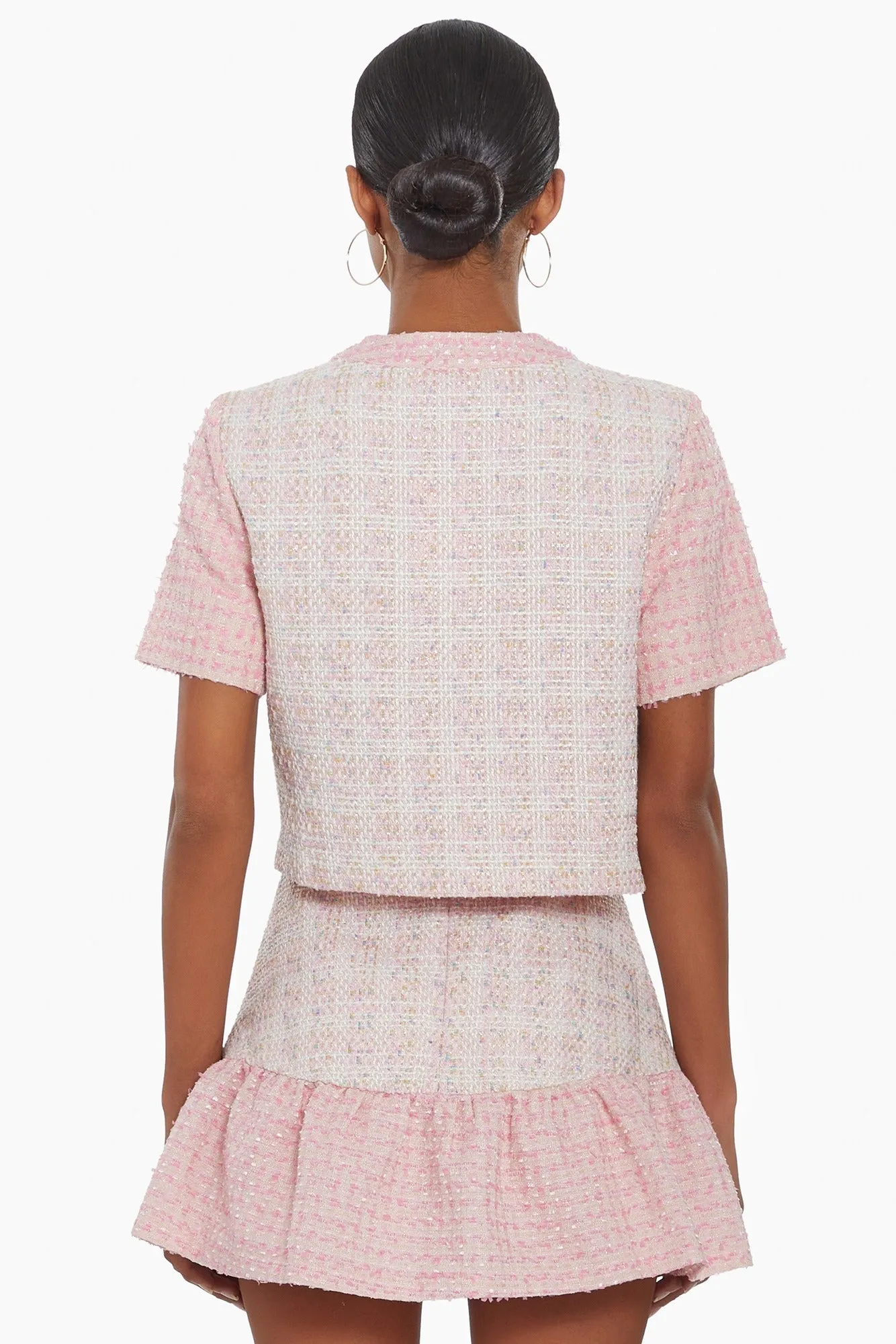 Braswell Top in Pennington Tweed sold by Amanda Uprichard product image thumbnail 3