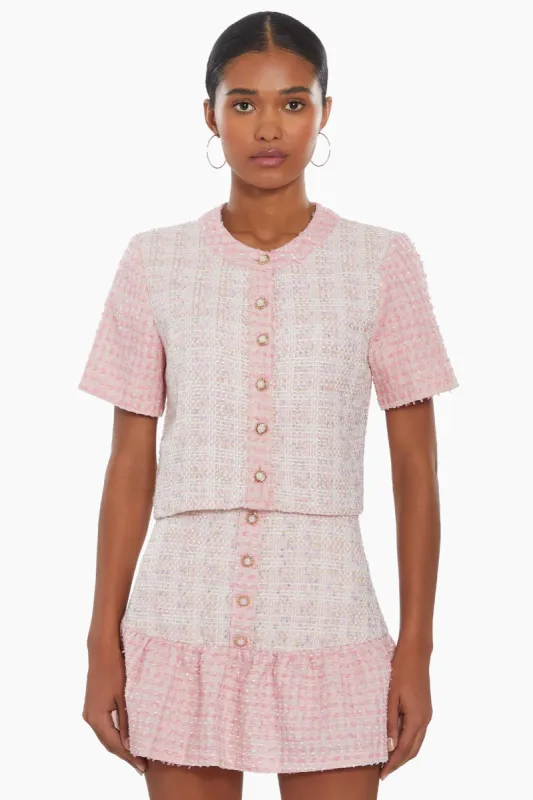 Braswell Top in Pennington Tweed sold by Amanda Uprichard