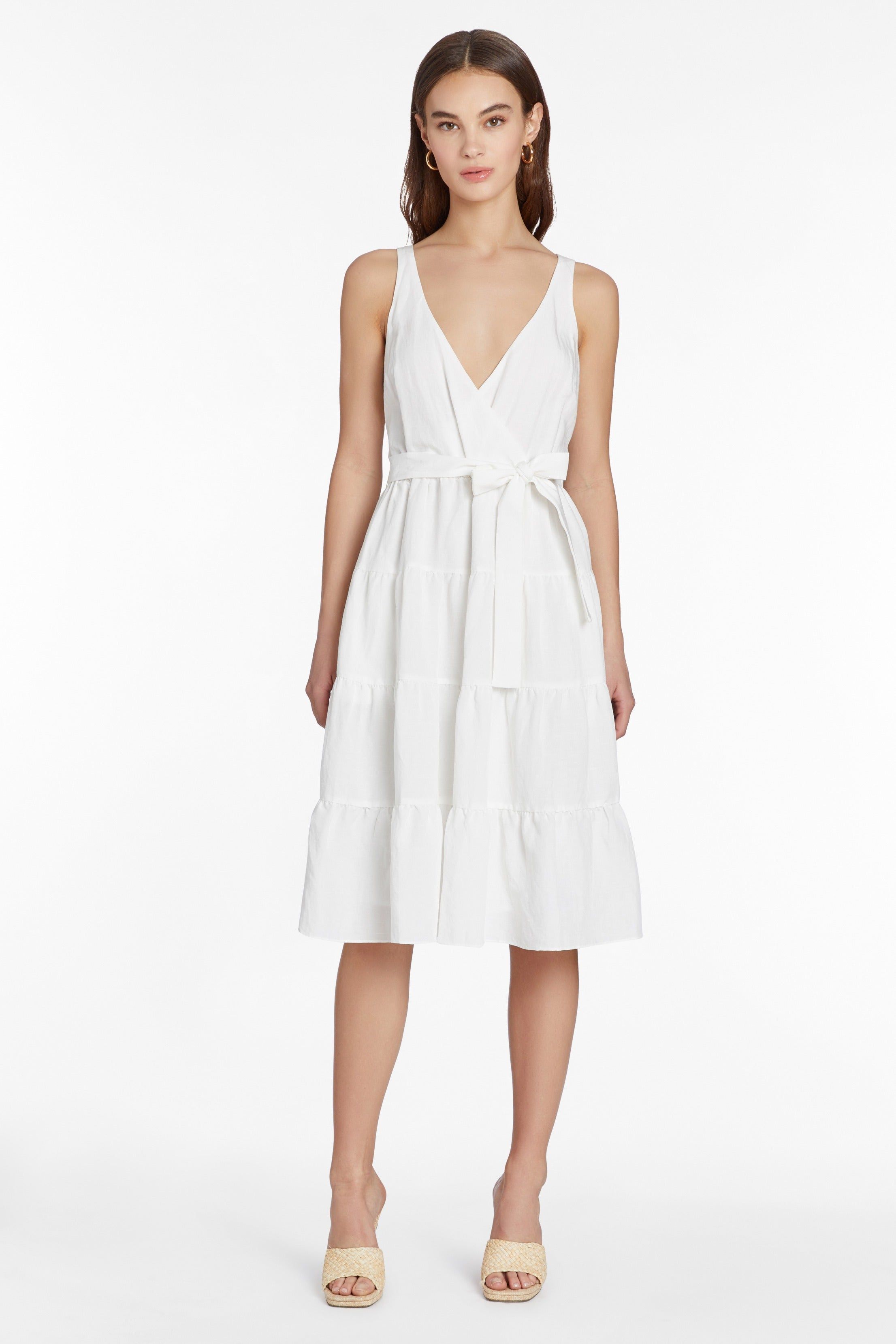 Cortland Dress in Linen sold by Amanda Uprichard product image thumbnail 2