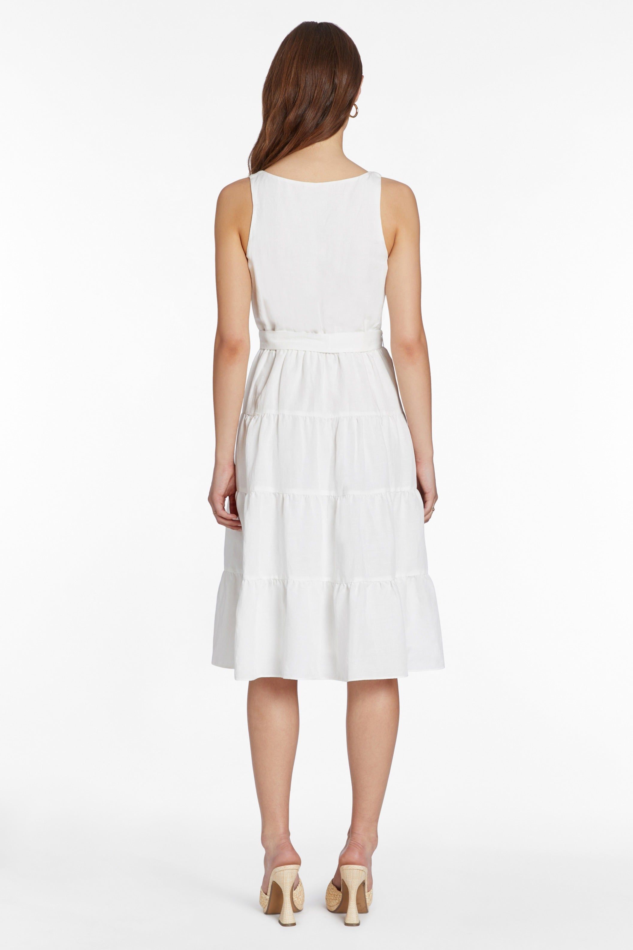 Cortland Dress in Linen sold by Amanda Uprichard product image thumbnail 3