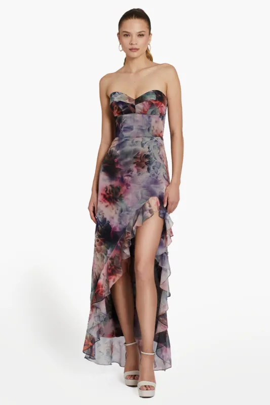 Eden Gown in Farah Fleur Print sold by Amanda Uprichard