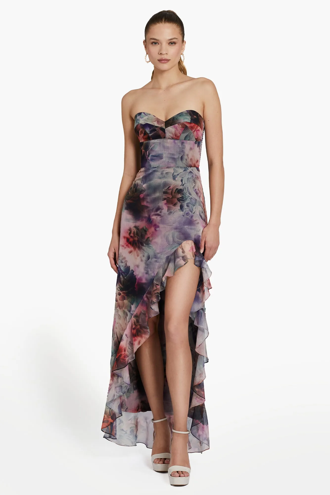 Eden Gown in Farah Fleur Print sold by Amanda Uprichard