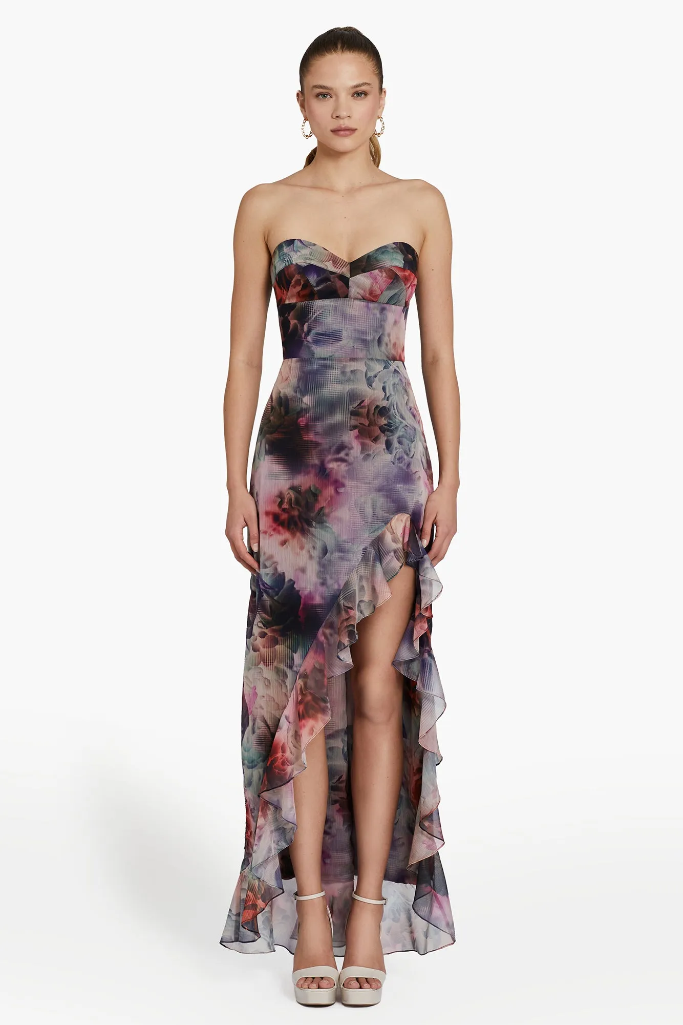 Eden Gown in Farah Fleur Print sold by Amanda Uprichard product image thumbnail 2