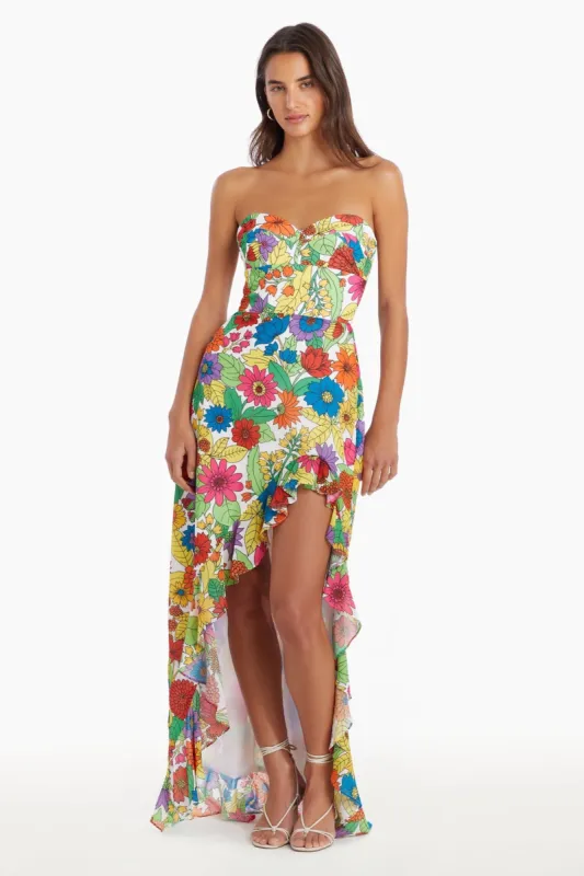 Eden Gown in Poppy Floral sold by Amanda Uprichard