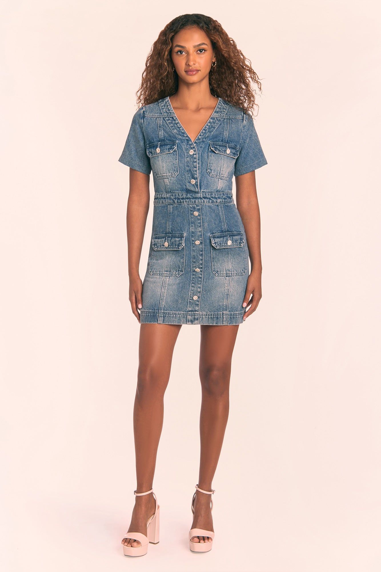 Abitha Denim Dress sold by Amanda Uprichard