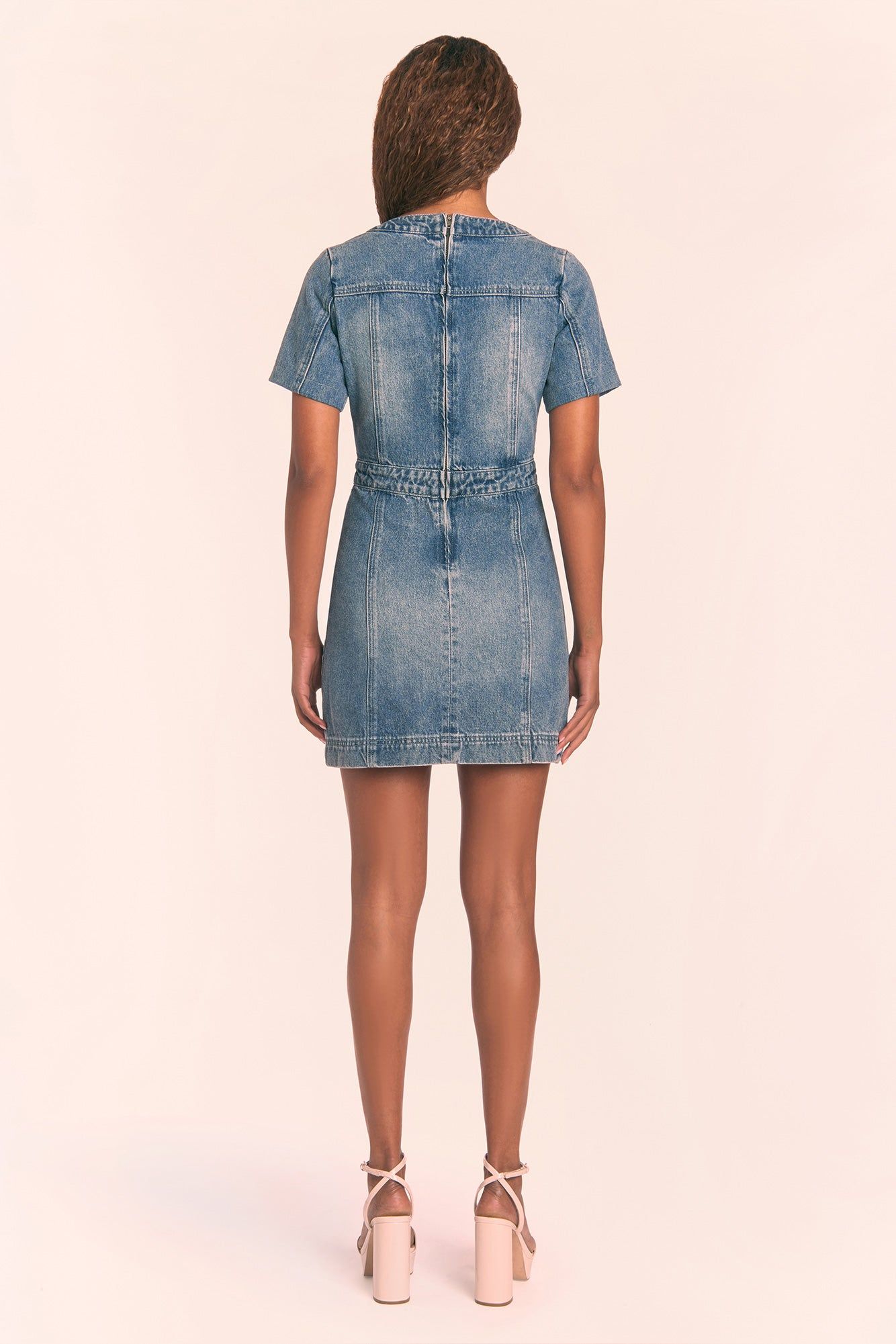 Abitha Denim Dress sold by Amanda Uprichard product image thumbnail 3