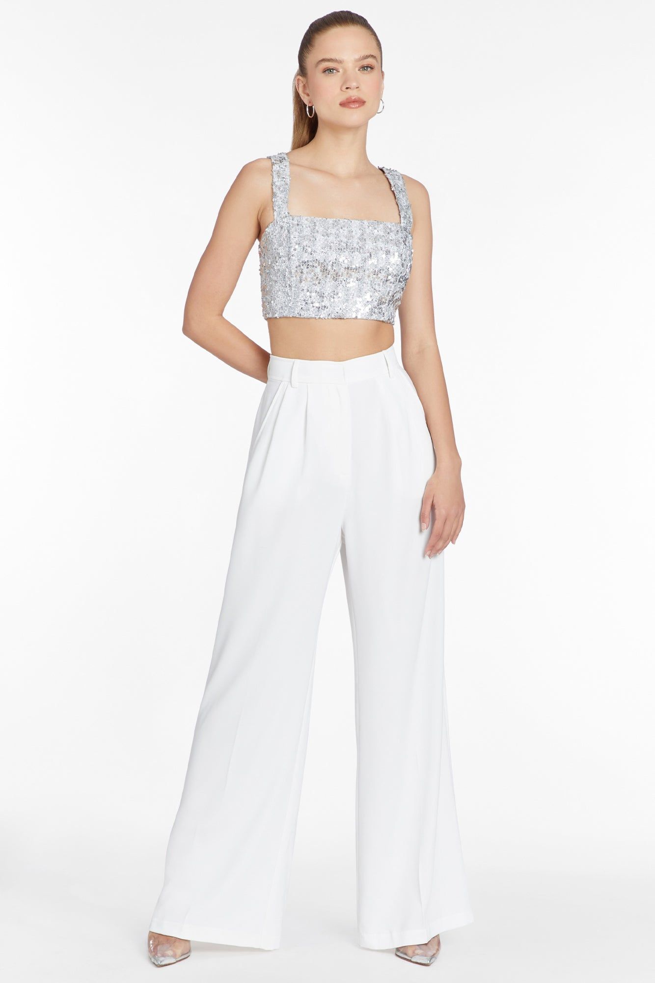 Agnes Top in Tweed sold by Amanda Uprichard product image thumbnail 3