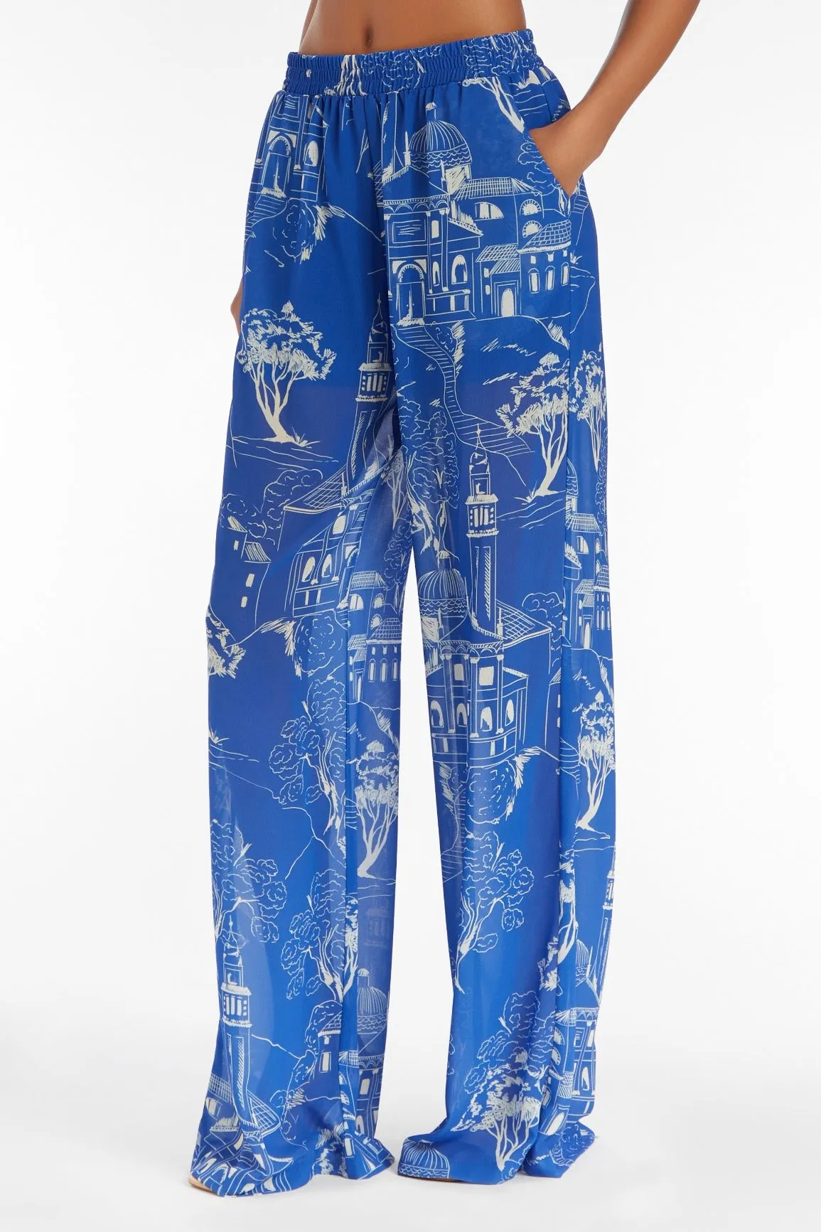 Vera Pants in Yorkshire Print sold by Amanda Uprichard product image thumbnail 3