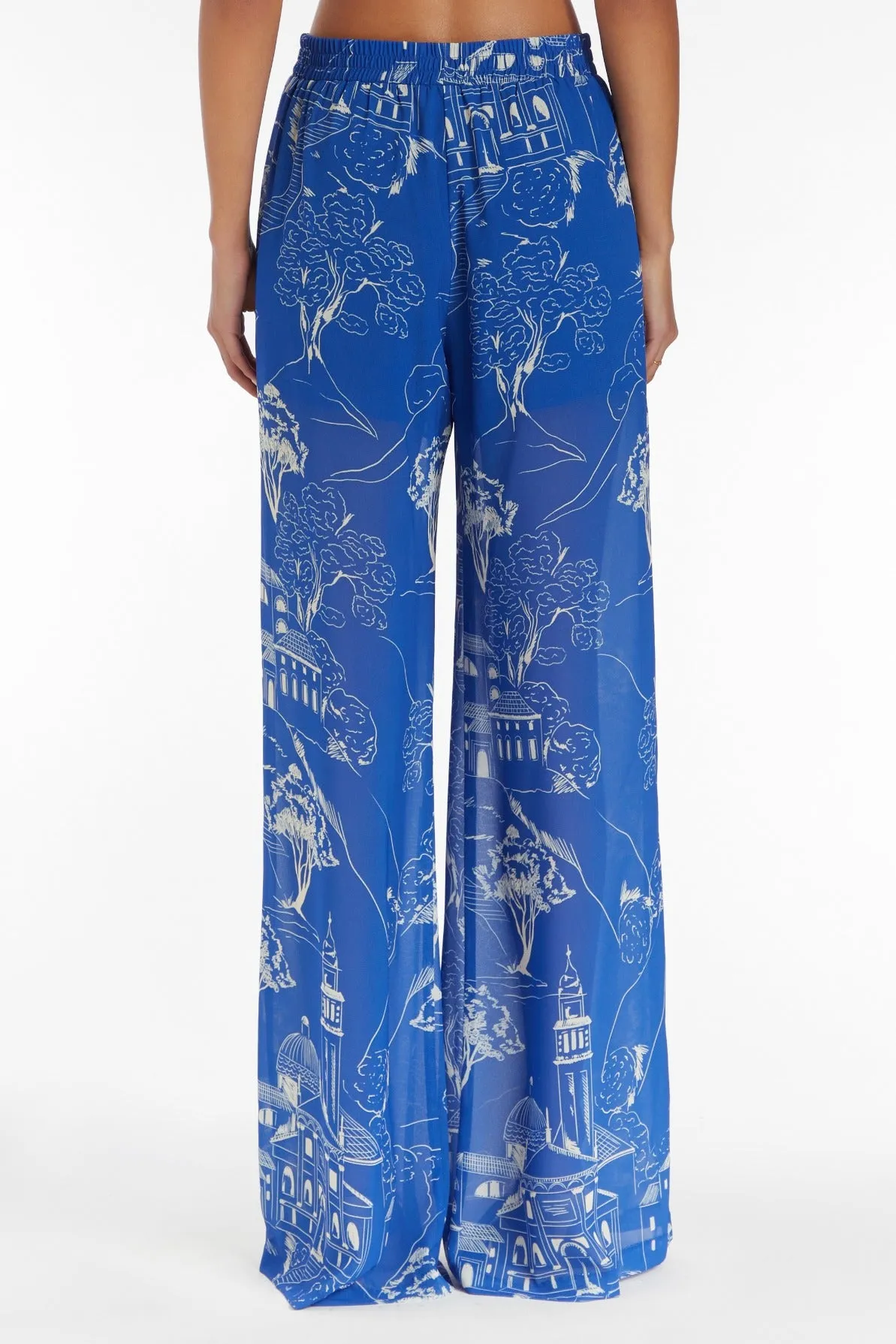 Vera Pants in Yorkshire Print sold by Amanda Uprichard product image thumbnail 4