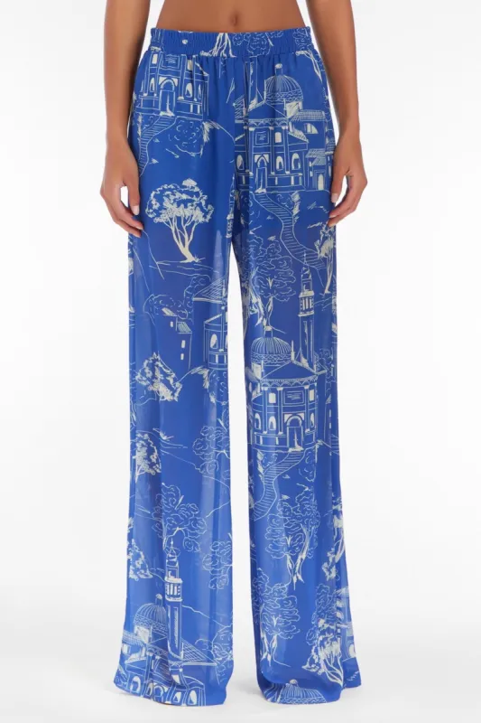Vera Pants in Yorkshire Print sold by Amanda Uprichard