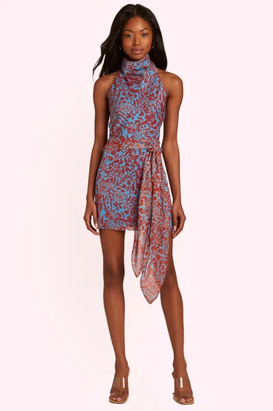 Sandrine Dress in Ophelia Print made by Amanda Uprichard