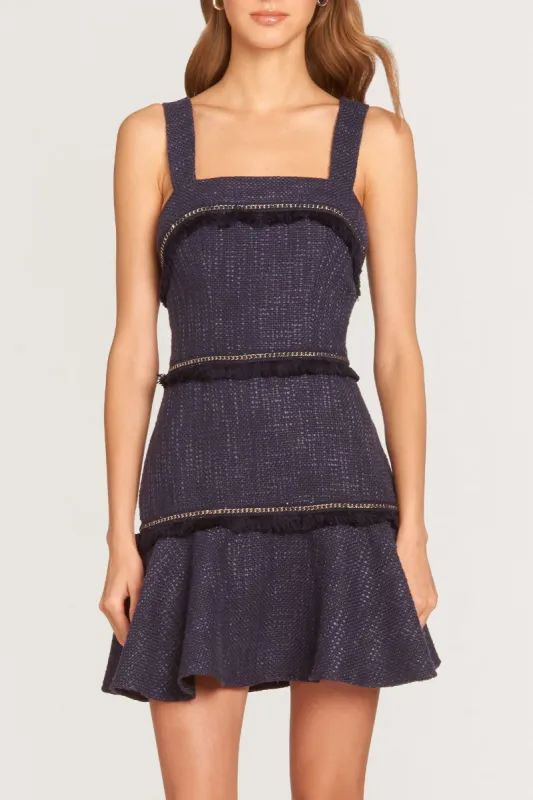 Annalise Dress in Tweed made by Amanda Uprichard