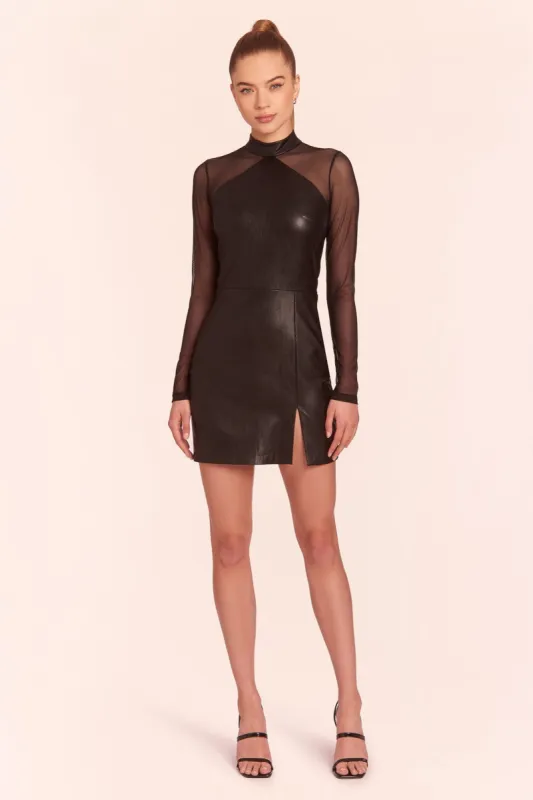 Phantom Dress in Faux Leather sold by Amanda Uprichard